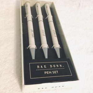 🆕 Rae Dunn Pen Set - Imagine, Believe, Achieve